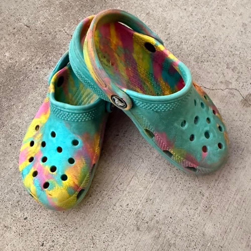 Rainbow Crocs Kids